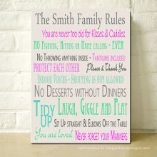 Sinal das regras da família